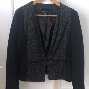 Leopard Print Blazer